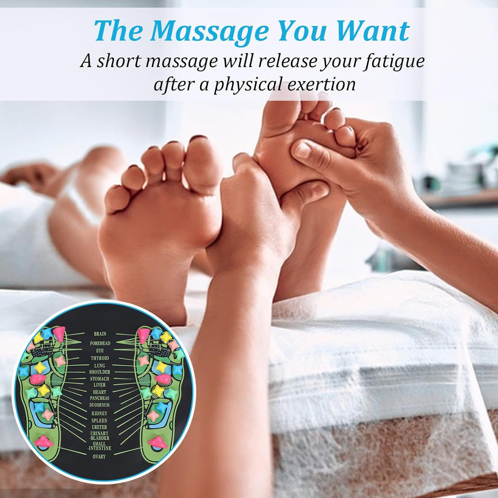 Revitalize Your Feet with the Kifmurase Acupressure Massage Mat - Perfect for Pain and Stress Relief, Ideal for Home or Office Use (68.9 x 13.78 Inches)