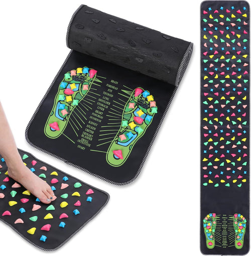 Revitalize Your Feet with the Kifmurase Acupressure Massage Mat - Perfect for Pain and Stress Relief, Ideal for Home or Office Use (68.9 x 13.78 Inches)